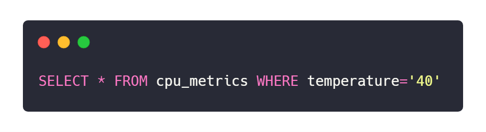 InfluxDB Measurement IFQL example