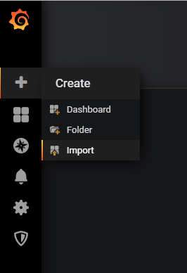 Import a dashboard in Grafana