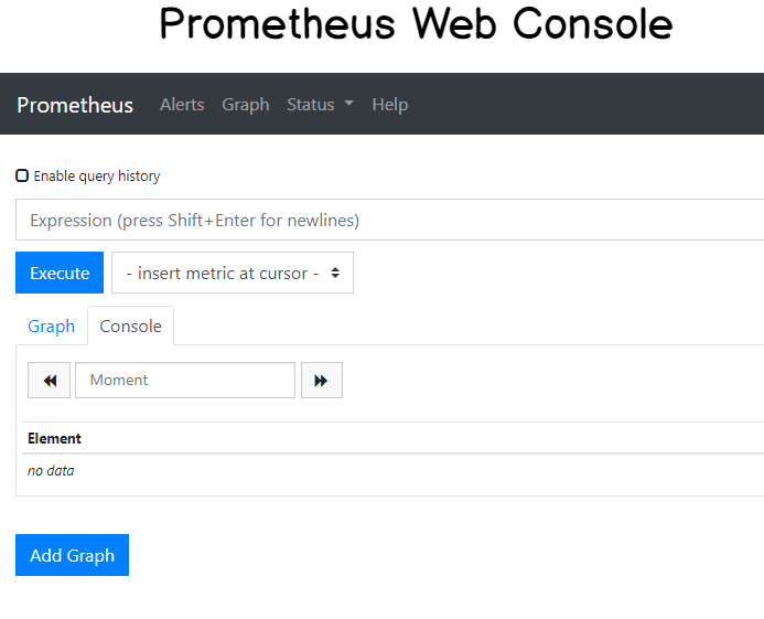 Prometheus Web UI