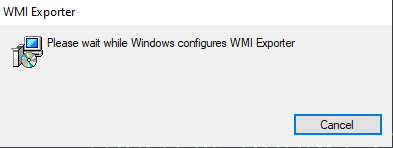 WMI exporter configuration on Windows