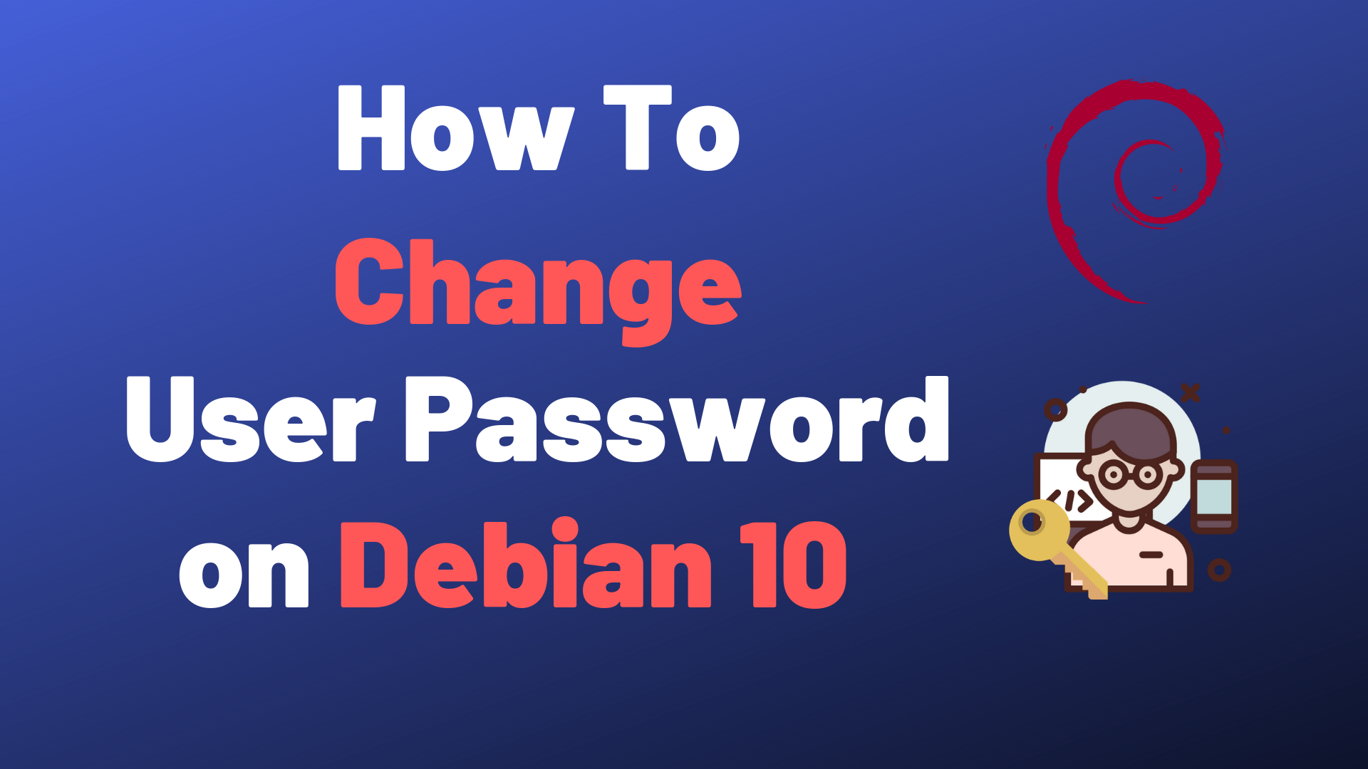 How To Change User Password on Debian 10