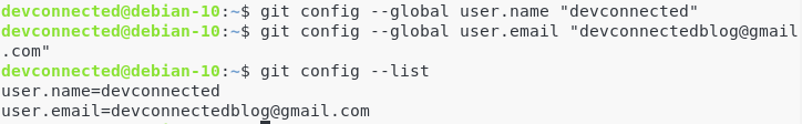 Configuring Git on Debian 10 Buster