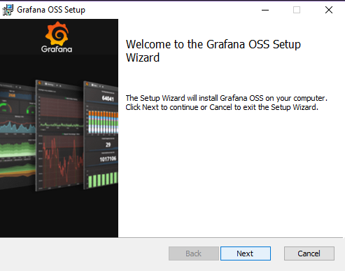 Grafana installation first step