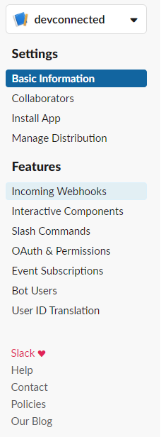 Incoming Webhooks in Slack