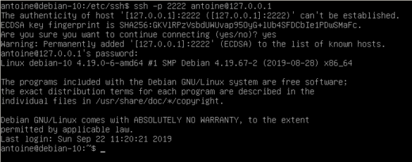 How To Install and Enable SSH Server on Debian 10