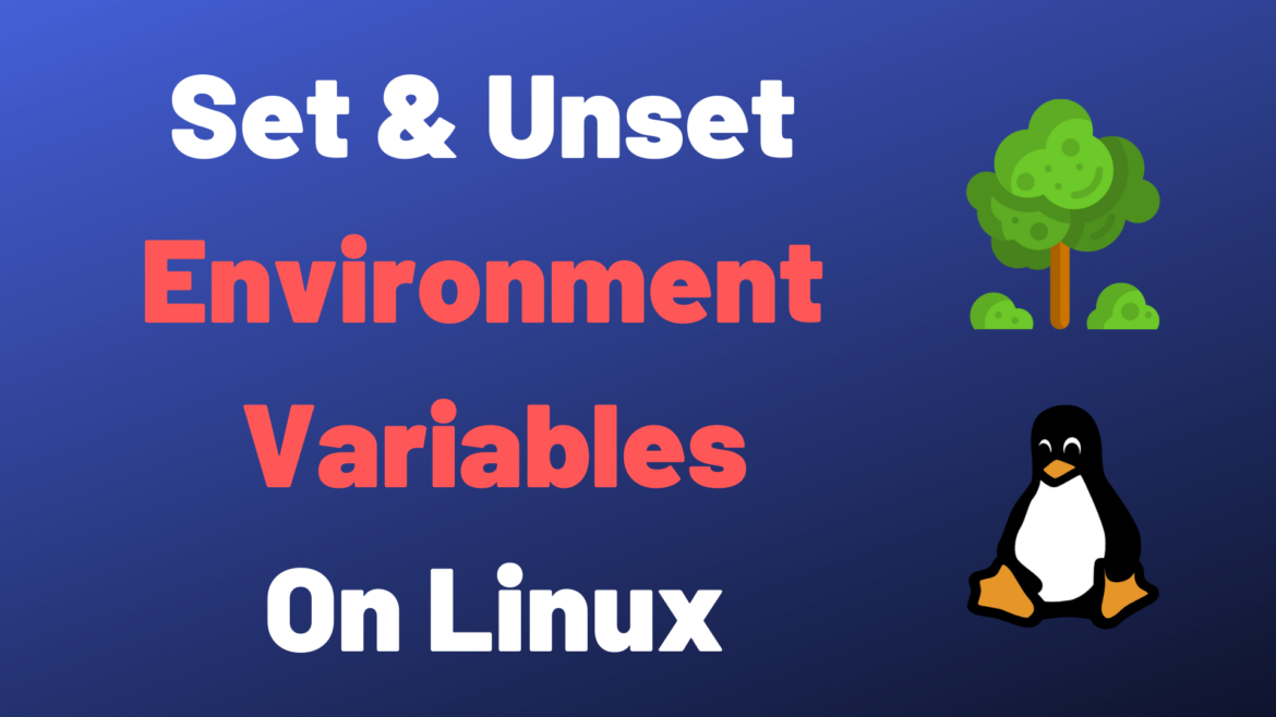 How To Set And Unset Environment Variables On Linux – Devconnected