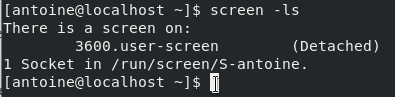 Reattach to screen session on Linux