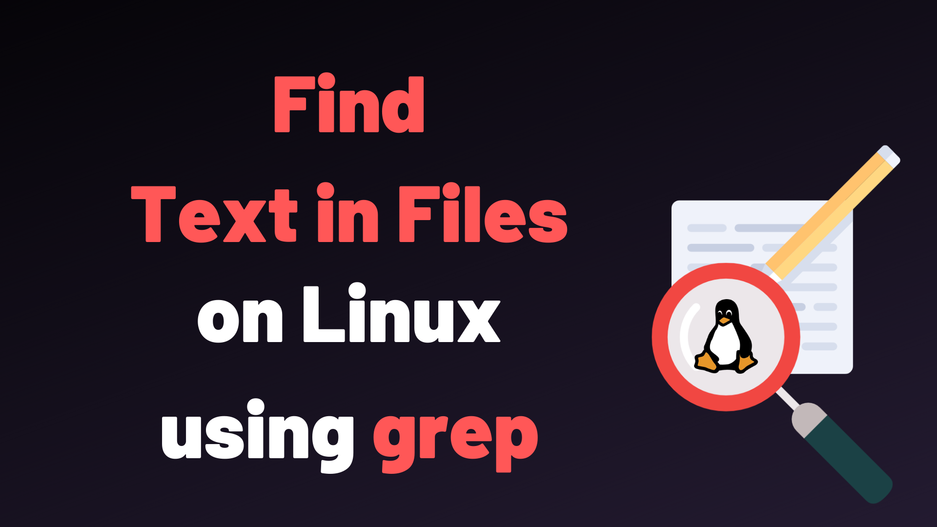 Find Text in Files on Linux using grep