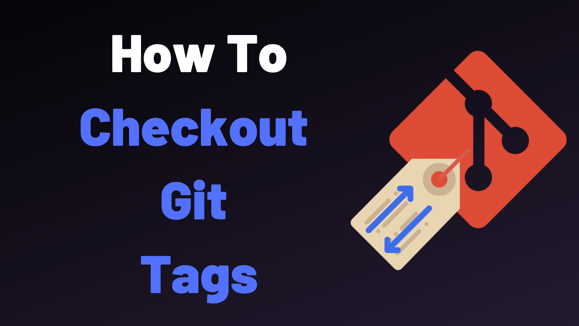How To Checkout Git Tags