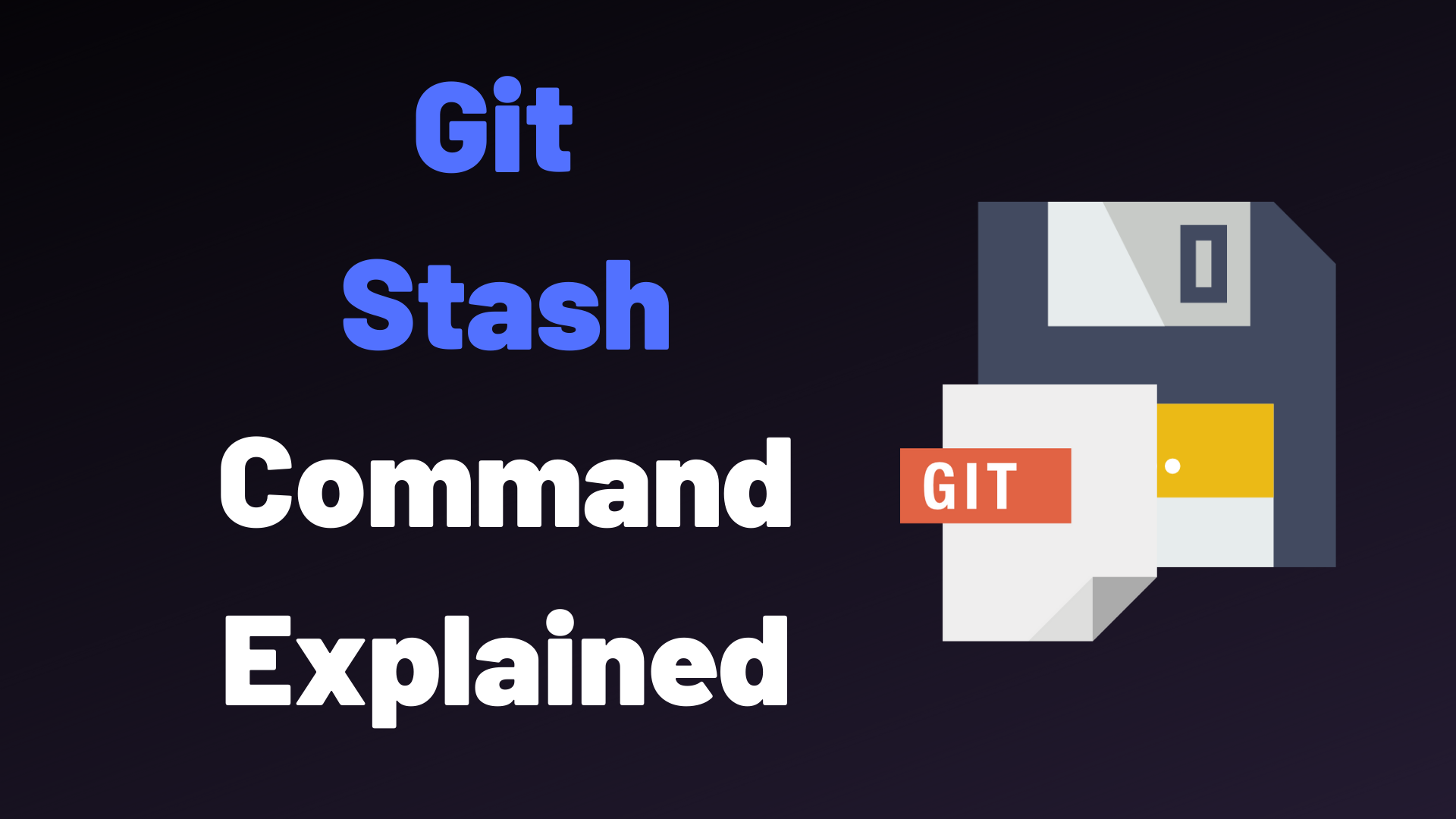 How To Stash Changes Git Before Pull at Elizbeth Bigler blog