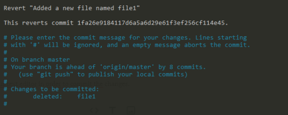 git undo last commit