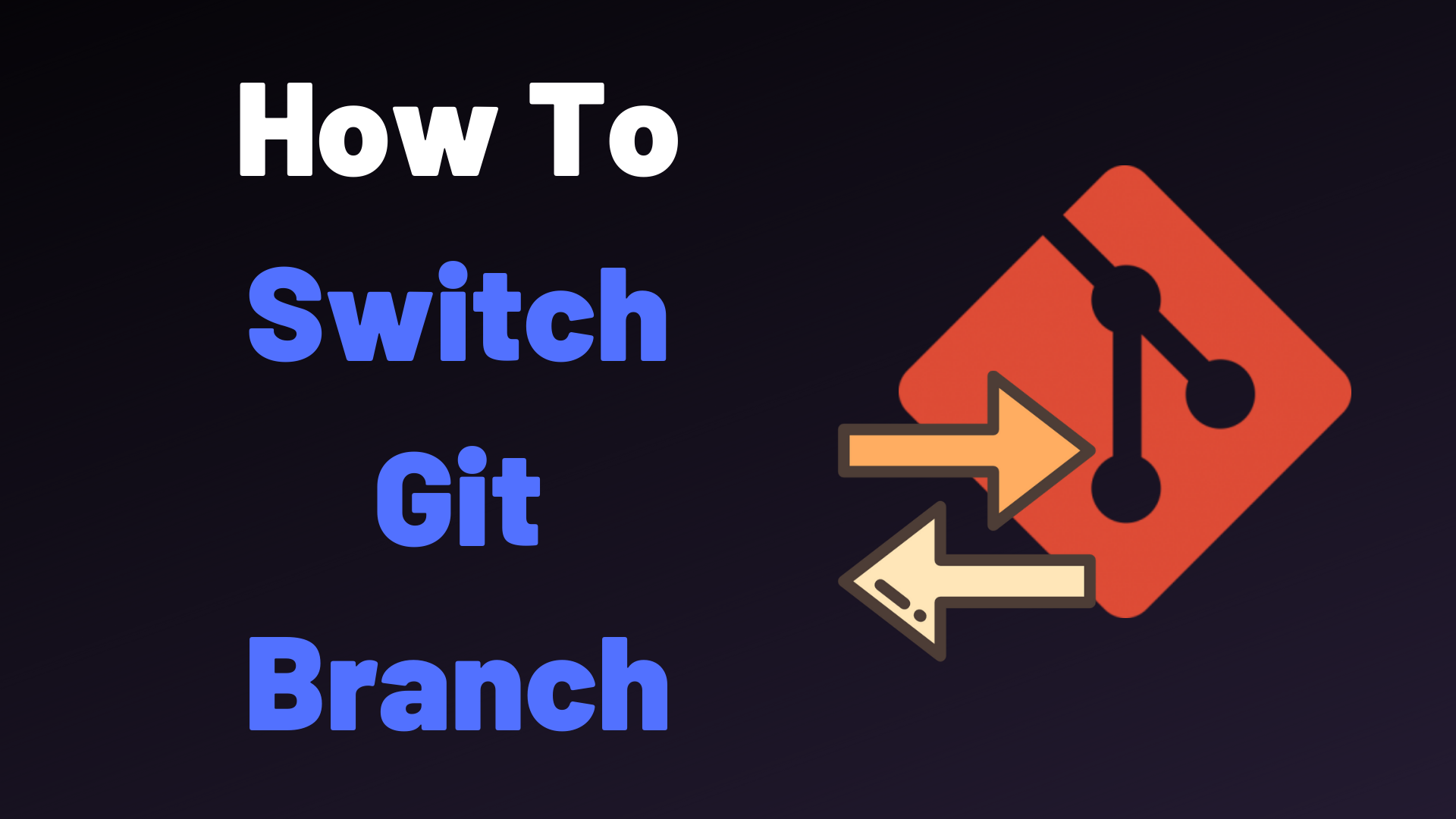 How To Switch Branch on Git