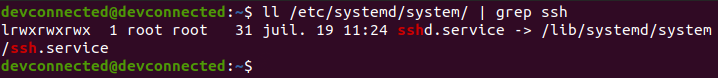 linked systemd service file