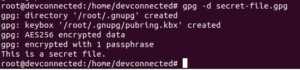 How To Encrypt File on Linux – devconnected