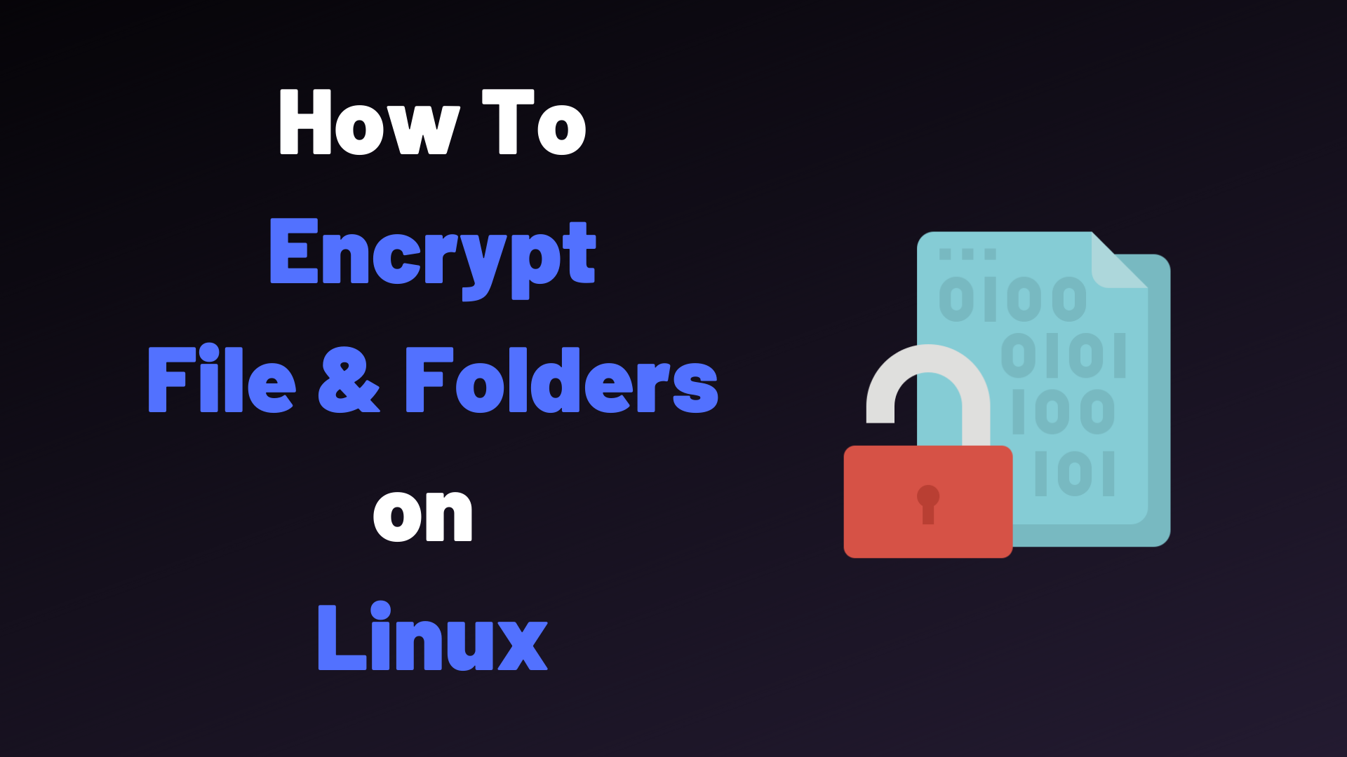How To Encrypt File on Linux