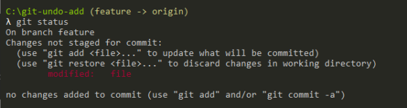 git undo commit to remote